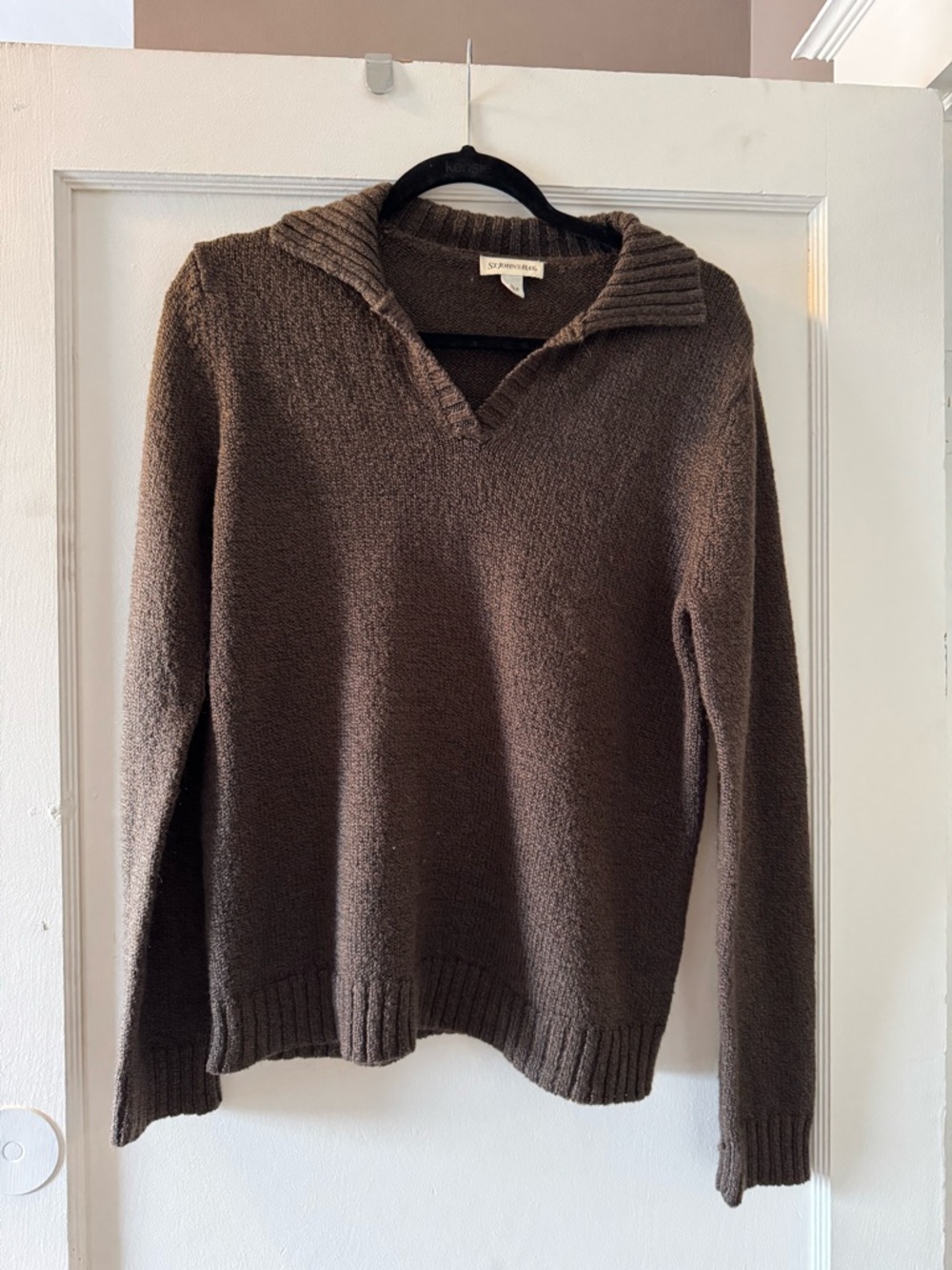 St. John’s bay size large knit collared sweater